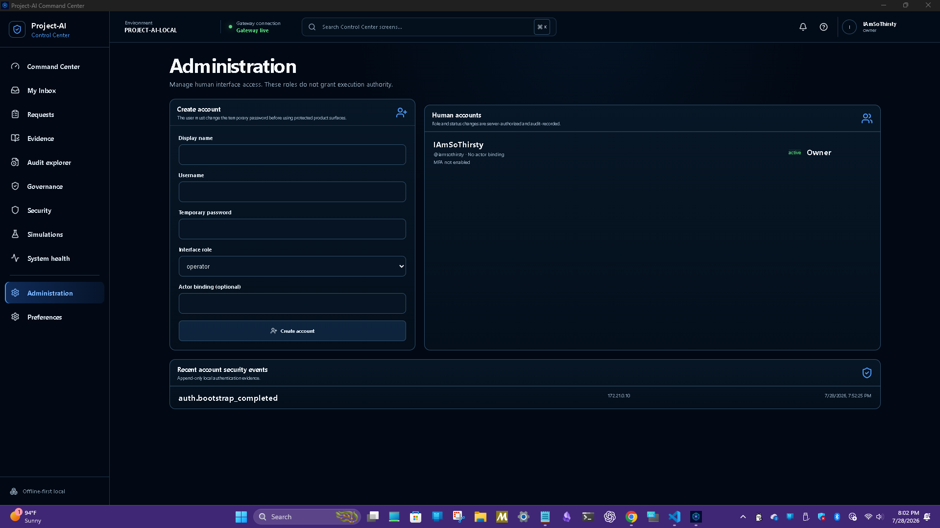 Administration