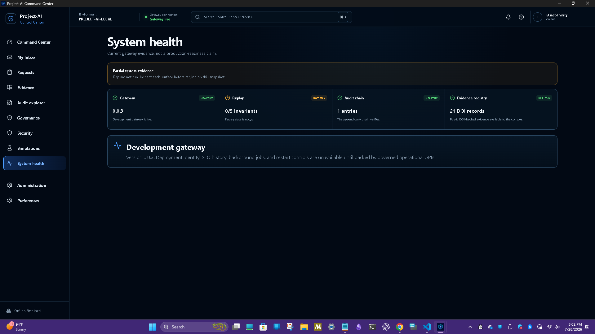 System health
