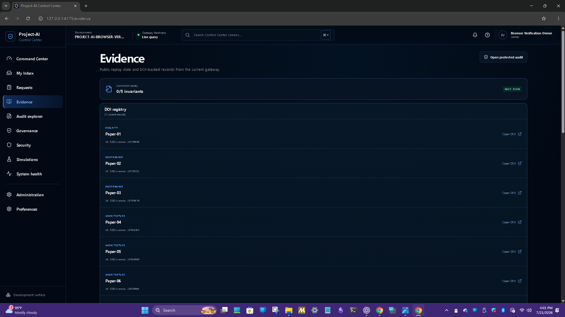 Evidence