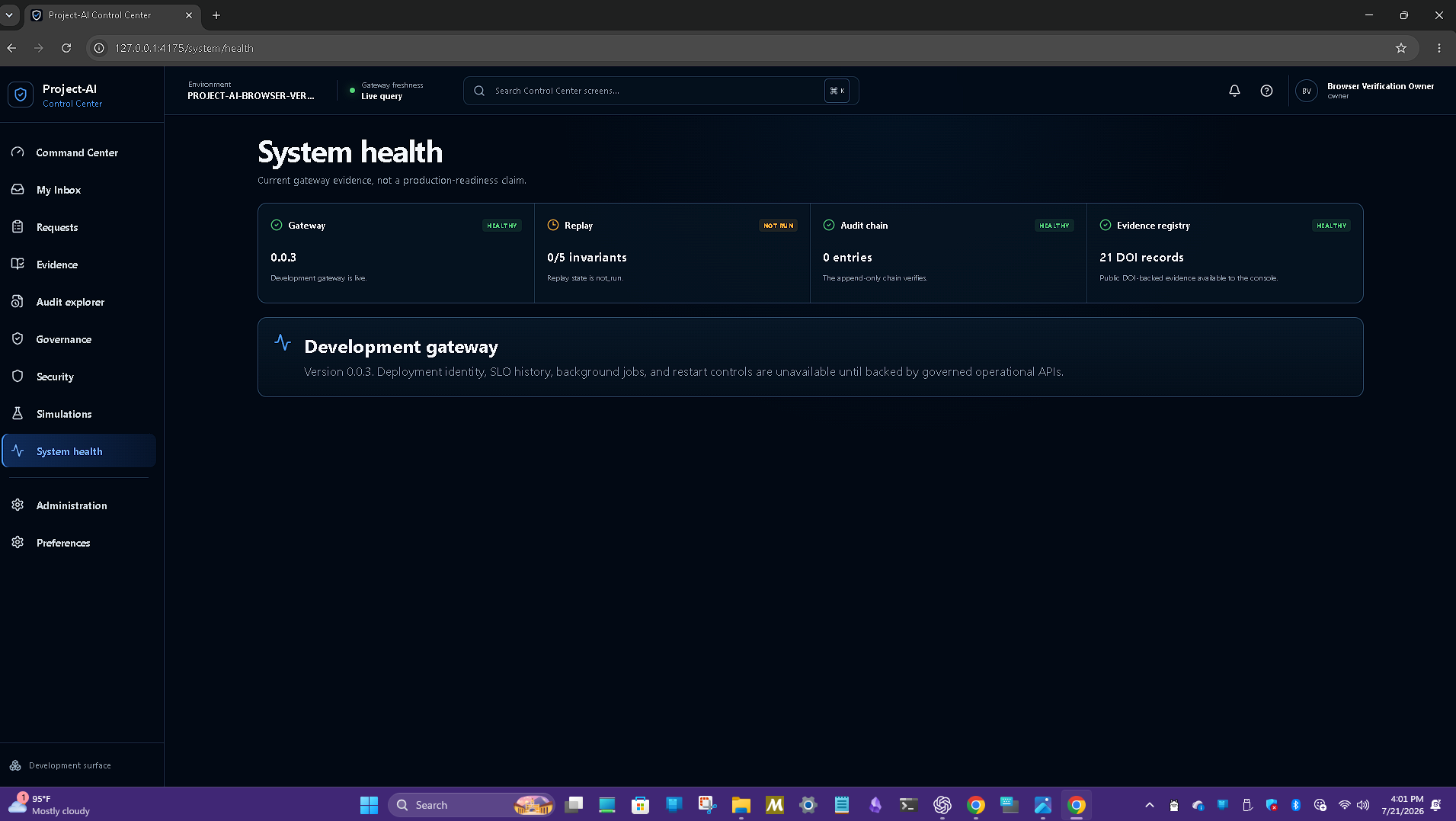 System health